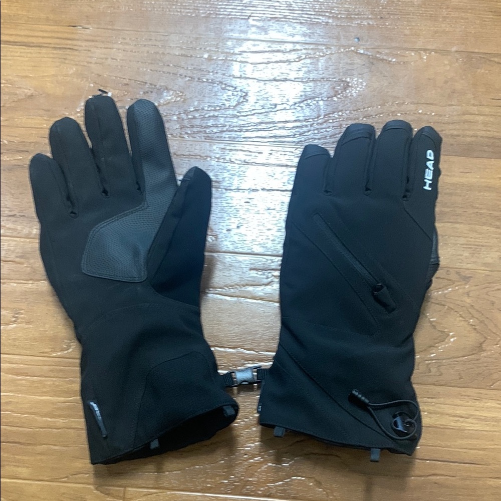 HEAD Sensatec waterproof breathable Black Softshell Winter Gloves